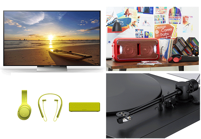sony nuovi prodotti tecnologici 2016 giradischi tv bravia cuffie wireless