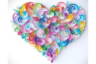 quilling cuore