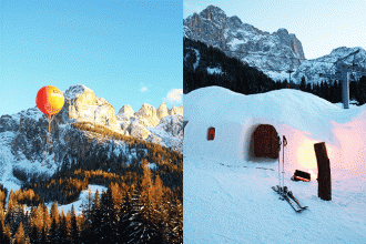 igloo village, aperol sprizt, blonde suite