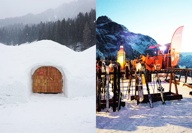 dolomiti, alleghe, igloo, aperol spritz, blonde suite party, aperol spritz, outfit da neve, blonde suite, everybody is welcome, igloo