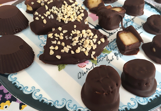 frutta dole - cioccolatini - cioccolato fondente e frutta - preparazioni 