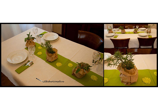 il bisturi creativo tavola apparecchiata fiori