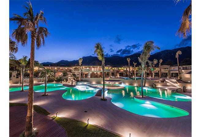 forte village resort, blonde suite