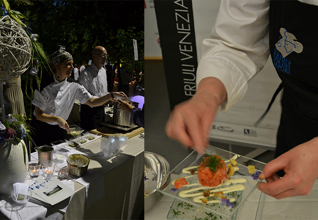 cena al castello, castello di spessa,blonde suite