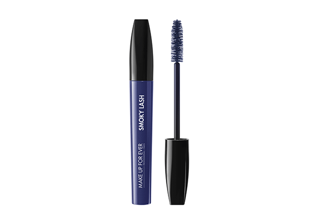 Makeup di Natale, makeupforever, trucco blu, blonde suite, mascara blu