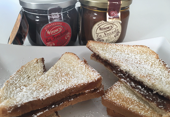 witors, crema al cioccolato, crema alle nocciole, creme spalmabili, blonde suite