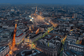 5 cose che amo di milano vista duomo alto