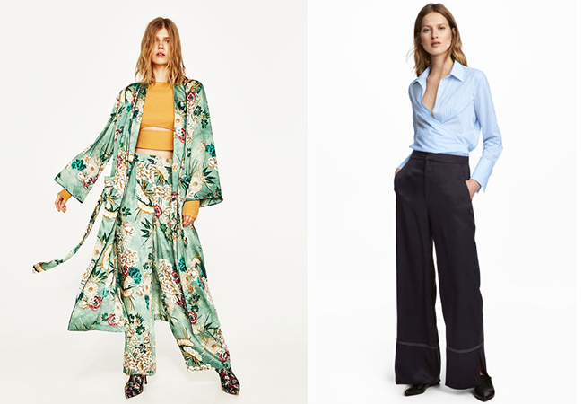 pantalone palazzo tendenze primavera outfit low cost