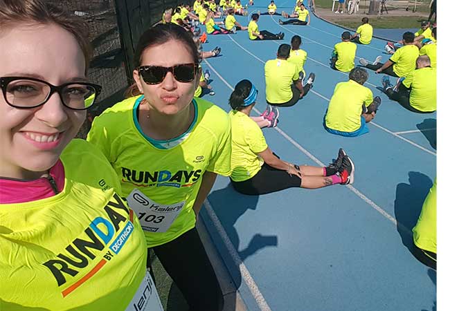 rundays with kalenji - decathlon - milano - blonde suite