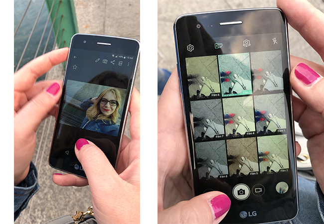 lg k8 smartphone design lifestyle batteria display fotocamera selfie darsena milano blondesuite