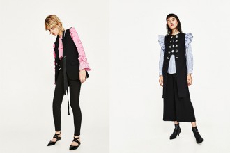 Volants, ruches e spalle scoperte moda primavera estate camicie