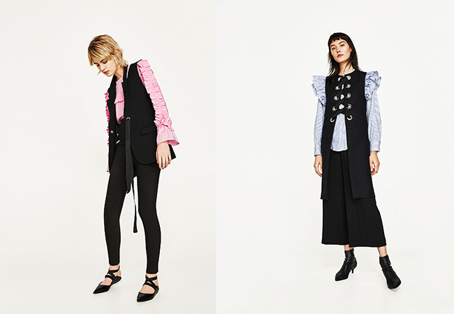 Volants, ruches e spalle scoperte moda primavera estate camicie
