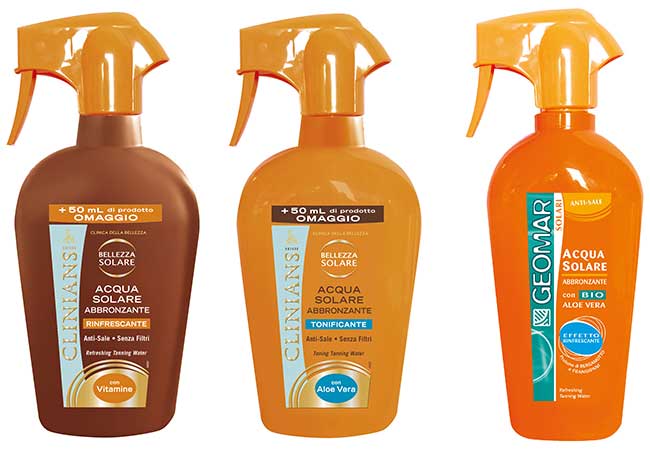 prodotti per l'estate - abbronzatura - abbronzanti - clinians - geomar