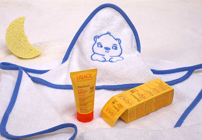 solari bambini - protezione solare - bimba - uriage