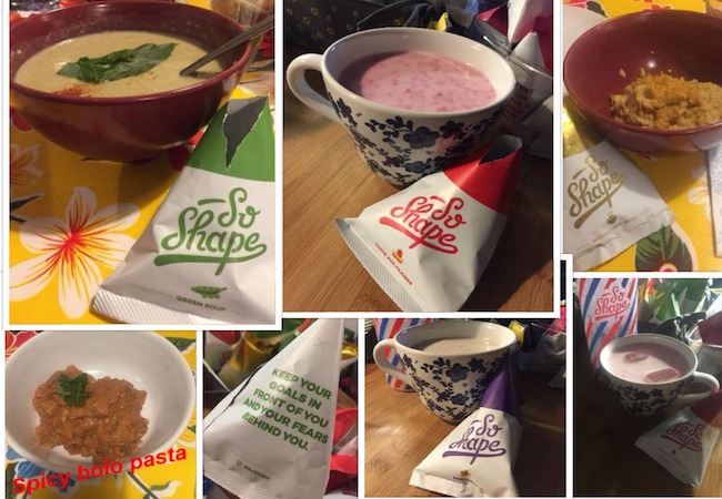 challenge So Shape sfida pasti alternativi diario di una settimana di dieta