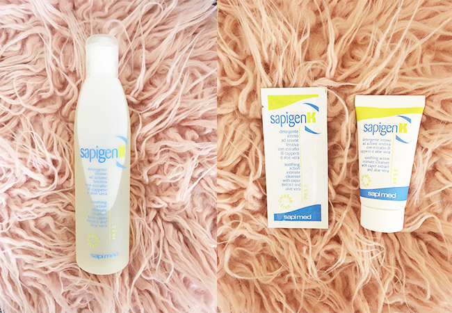 sapigen k detergente intimo per le donne naturale