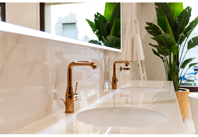 grohe fuorisalone rubinetteria bagno showroom atrio milano bagno