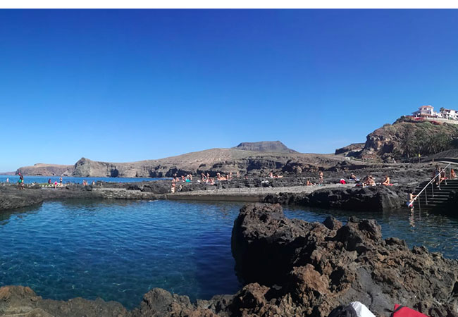 viaggio a gran canaria las salinas piscine naturali puerto de las nieves oceano atlantico