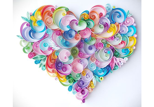 quilling cuore