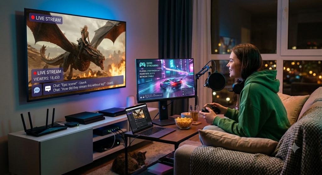Dalla TV ai videogiochi: lo streaming è diventato il linguaggio dell’intrattenimento digitale